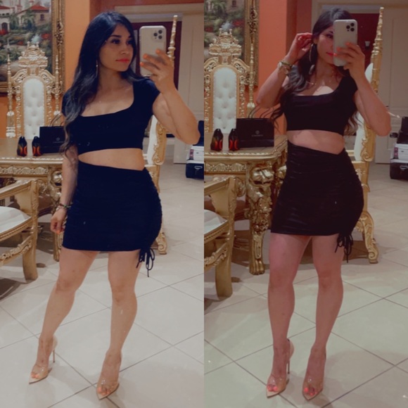 Berlin’s Boutique Dresses & Skirts - JESSYE Cut Out Side Ruched Bodycon Dress